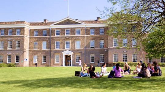 University of Leicester campus park view